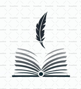 Offenes Buch und Feder